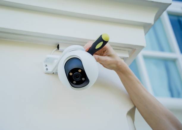 Installation de caméra de surveillance