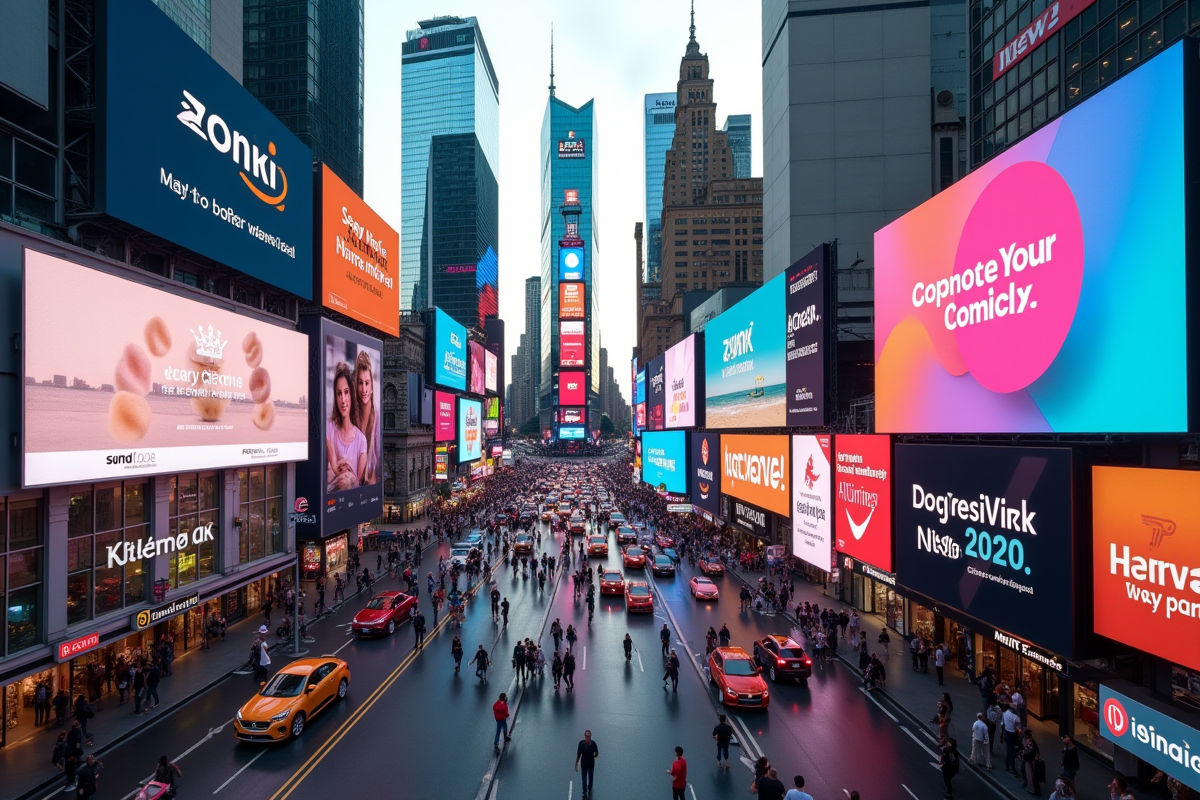 publicités numériques
